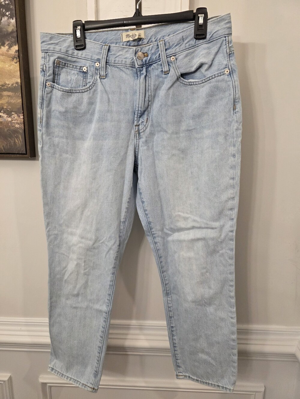 Madewell Light Wash The Perfect Vintage Mom Jeans Size 30p